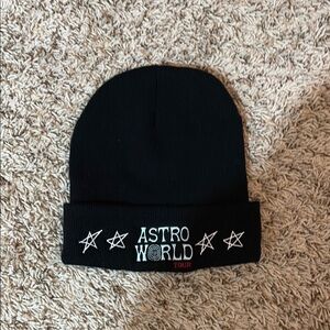 Travis Scott Black Astroworld Tour Beanie